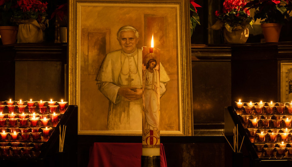 Messe de requiem pour le pape émérite Benoît XVI à la cathédrale de Westminster, 31 décembre 2022) Messe de requiem pour le pape émérite Benoît XVI à la cathédrale de Westminster, 31 décembre 2022) / ©Flickr/Catholic Church England and Wales