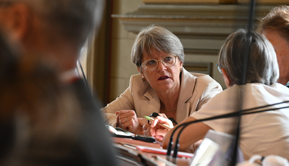 Rita Famos lors du Synode d&#039;été de l&#039;EERS, à Saint-Gall. / EERS