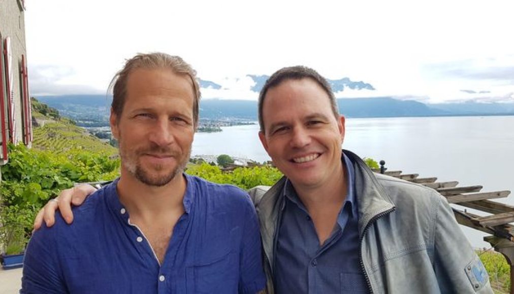 Blaise Hofman, librettiste (à gauche), et Jérôme Berney, compositeur pour la Fête des Vignerons 2019 Blaise Hofman, librettiste (à gauche), et Jérôme Berney, compositeur pour la Fête des Vignerons 2019 / ©Davide Pesenti/RTSrelgion