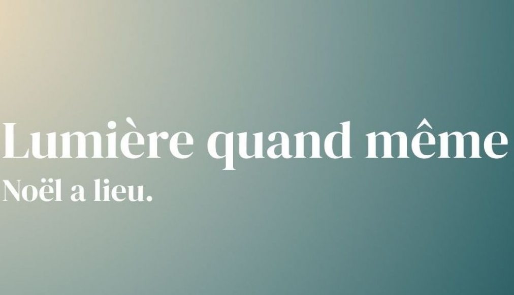 «Lumière quand même»: l’opération de Noël des Églises suisses «Lumière quand même»: l’opération de Noël des Églises suisses / ©lumièrequandmême.ch
