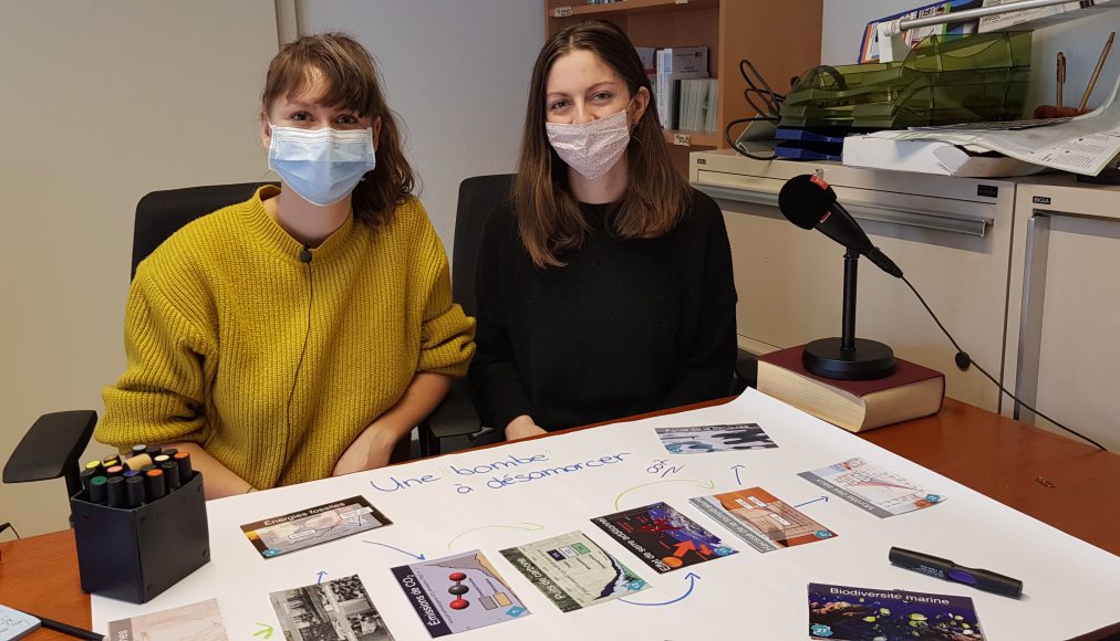 Natacha Forte, Co-responsable communication, et Elodie Sierro, Responsable interventions et animations de la Campagne œcuménique 2021 Natacha Forte, Co-responsable communication, et Elodie Sierro, Responsable interventions et animations de la Campagne œcuménique 2021 / © Davide Pesenti / RTSreligion