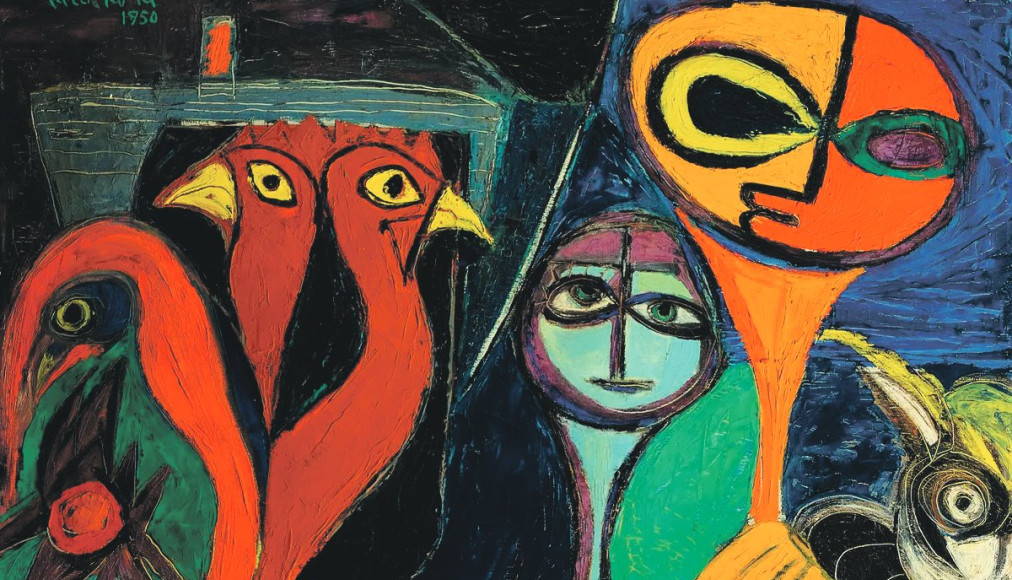 Sans titre, Carol Rama, 1950. Huile sur toile, 80 x 100 cm, collection privée, Turin. Sans titre, Carol Rama, 1950. Huile sur toile, 80 x 100 cm, collection privée, Turin. / ©Gabriele Gaidano, Turin