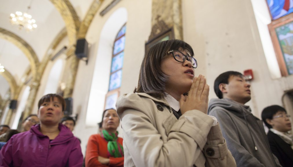 Service religieux dans la cathédrale de l'Immaculée Conception à Pékin, en Chine. Service religieux dans la cathédrale de l'Immaculée Conception à Pékin, en Chine. / ©iStock/FangXiaNuo