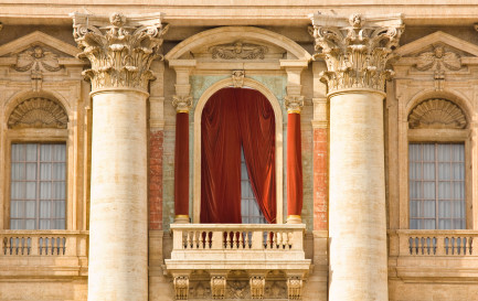 Le balcon de la Chapelle Sixtine. / ©iStock