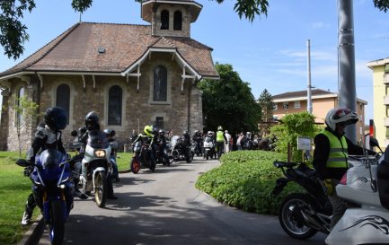 Bénédiction des motards à Chavannes (photo: Gérard Jaton) / Bénédiction des motards à Chavannes (photo: Gérard Jaton)